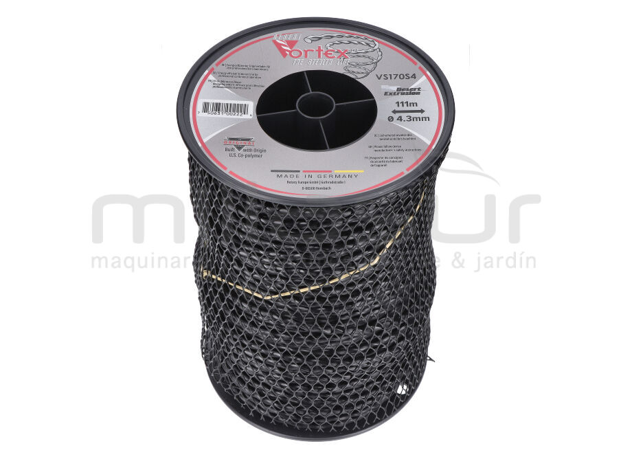 Nylon Vortex bobina 4.3 x 111 m (antirruido-copolímero) - Referencia 55-1463