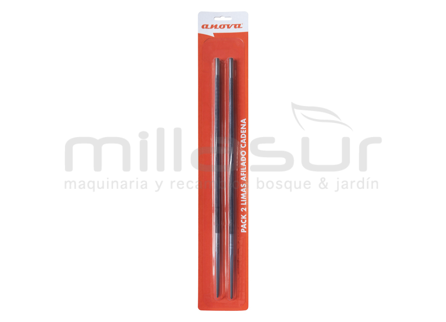 Blister 2 limas afilado cadena ANOVA 5.5mm - 7/32" - Reymotor