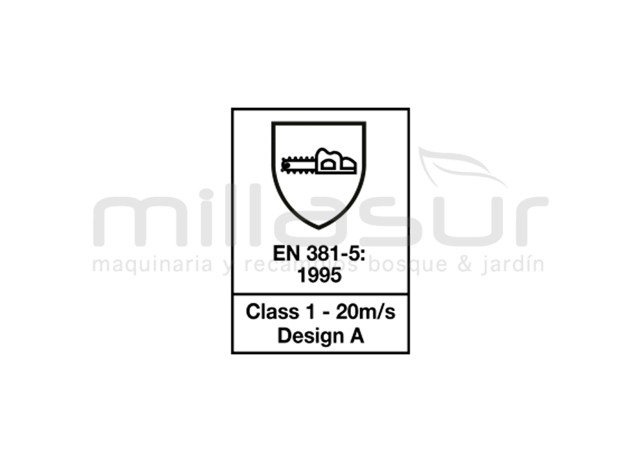99-6203 Pantalon Anticorte Eco CLASS1 Talla L - Imagen 4