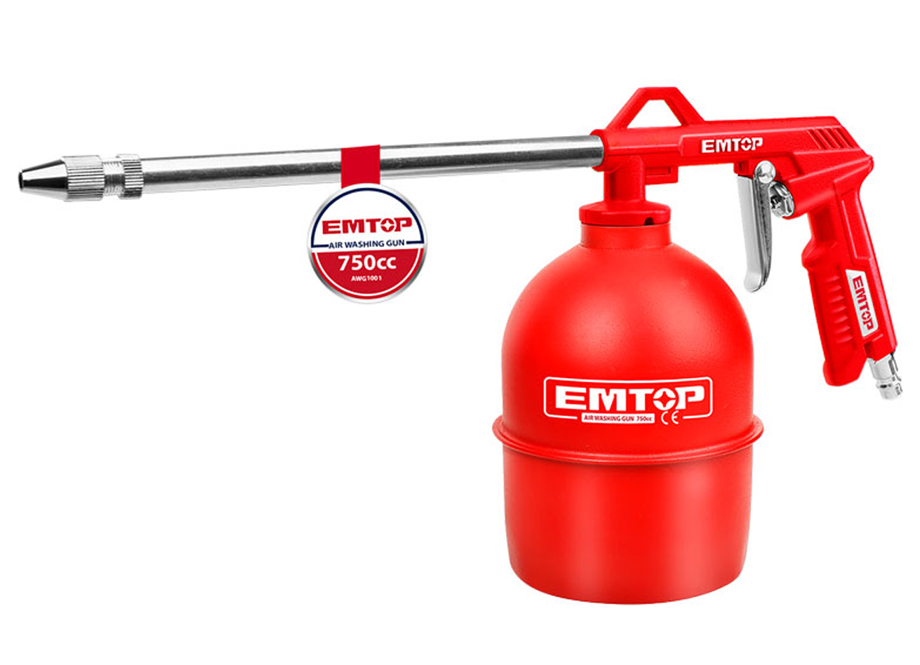 EMTOP EASGW10011 Pistola Petroleado 0.75L 215MM Para Compresor - Reymotor