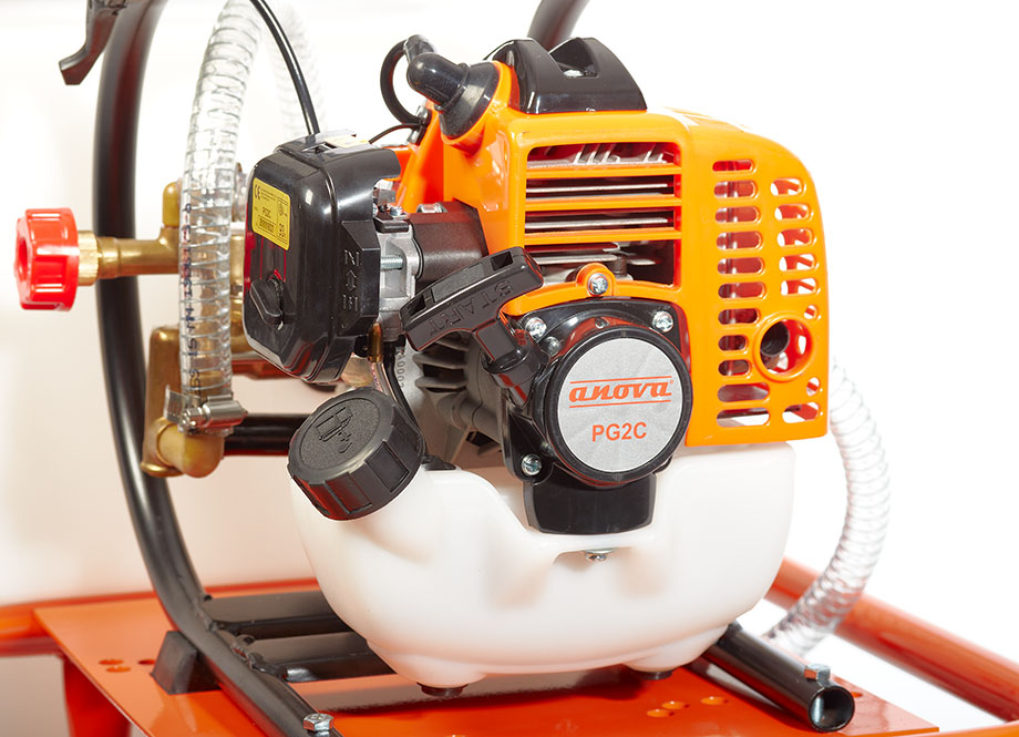 ANOVA PC100-2 Carretilla Pulv. (2 Rueda) 100L Bomba 2T26cc - Imagen 2