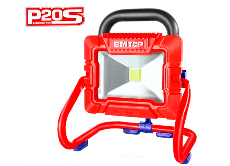 EMTOP LWL2025 Reflector Led 20V - 900-1800 Lumens - P20S (NO Incluye Batería NI Cargador) - Reymotor