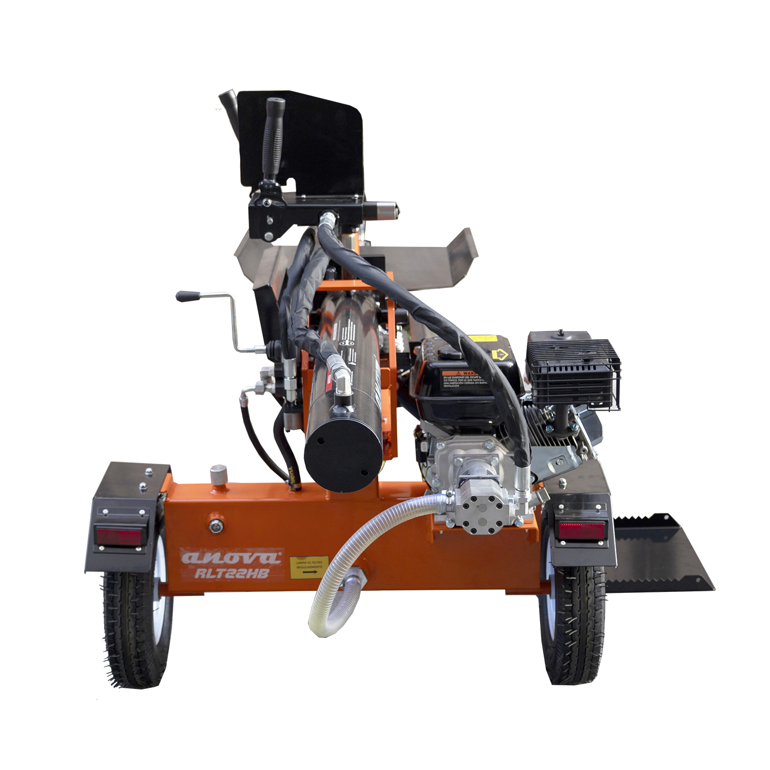 ANOVA RLT22HB Rompedora DE Leña Horizontal 7HP Con Brazo Elevador - 22TON - Imagen 4