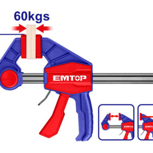 EMTOP ECLPQ60301 Sargento Rapido DE Apriete 63x450 mm 60 Kgs - Reymotor