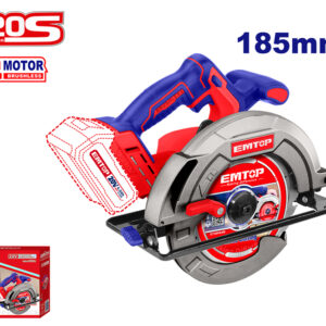 EMTOP ELCS1851 Sierra Circular 185MM Batería 20V - P20S - (1 Disco - NO Incluye Batería NI Cargador) - Reymotor