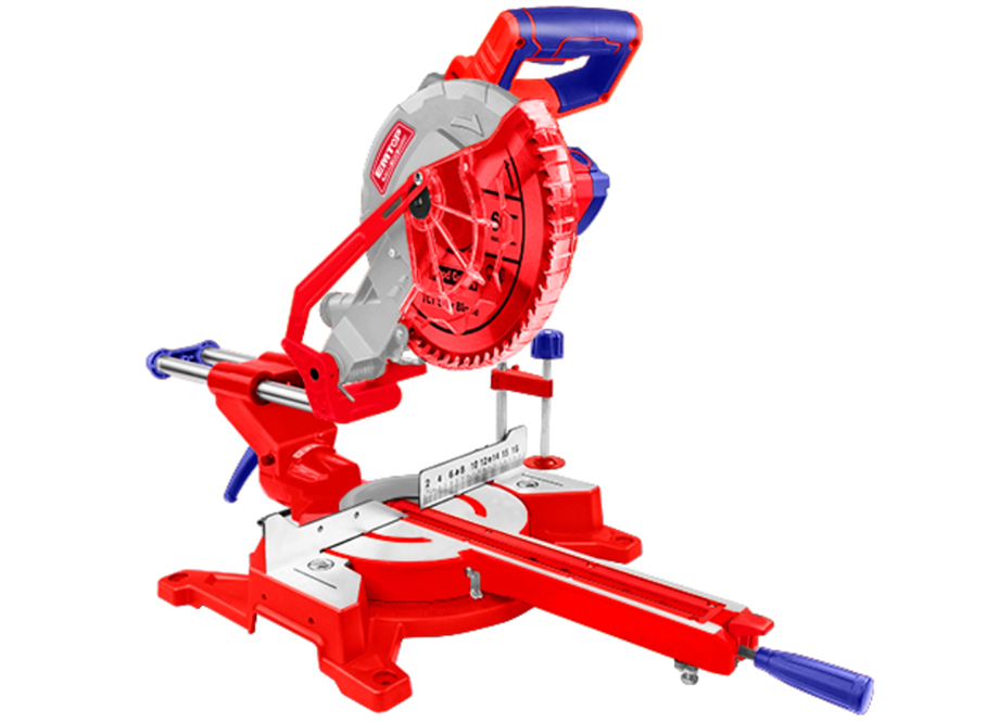 EMTOP EMSW2180017 Sierra Ingletadora 1800W (Incluye Disco 255MM 25.4MM) - Reymotor