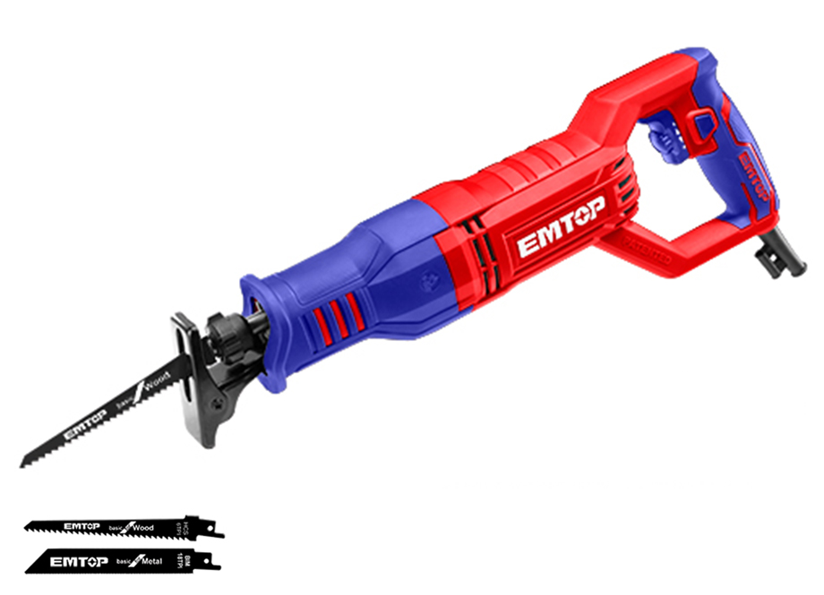 EMTOP ERSW8001 Sierra Sable 750W - Sds (Incluye Sierra Metal Y Madera) - Reymotor