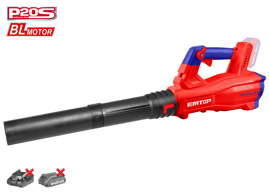 EMTOP ELAB20428 Soplador Bateria 20V - P20S Brushless (NO Incluye Bateria NI Cargador) - Reymotor