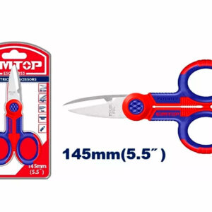 EMTOP ESCS02855 Tijeras Electricista 5.5" 145mm Acero Inoxidable - Reymotor