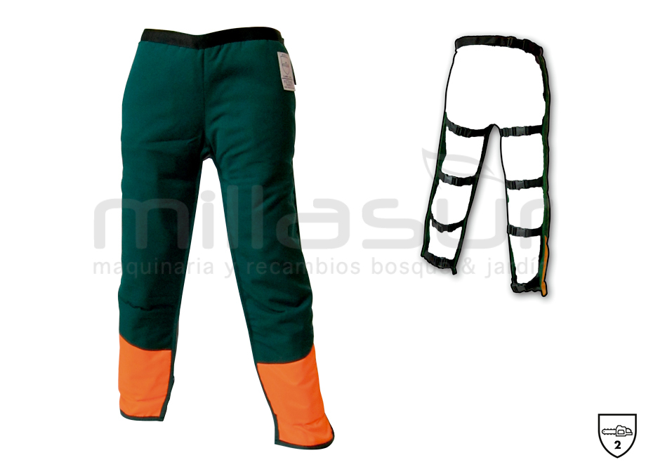 99-6243 Zahon Anticorte Clase 2 Talla Xxl - Reymotor