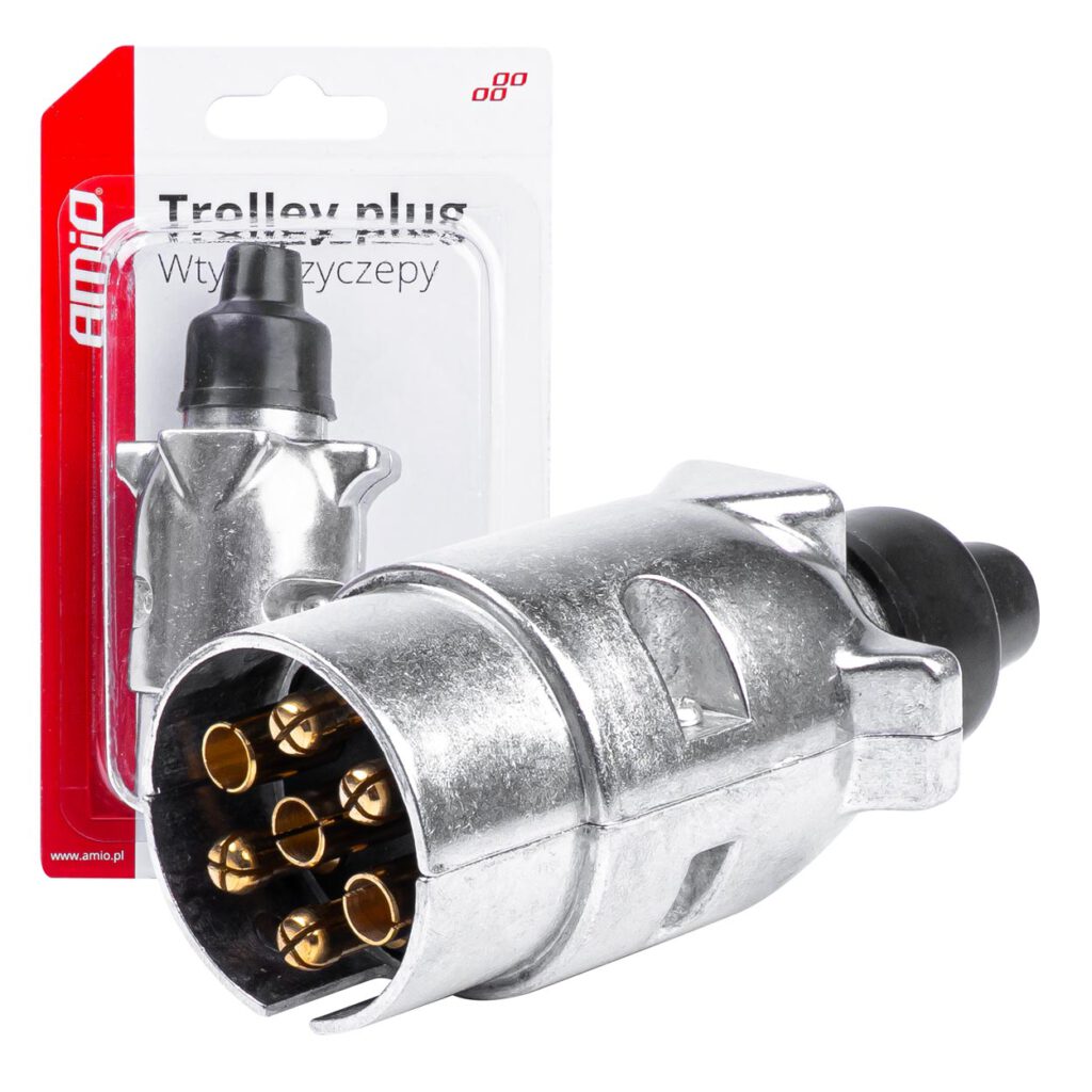 Clavija para remolque 7PIN ALU AMIO - imagen principal