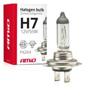 Bombilla halógena H7 12V 55W filtro UV (E8) AMIO - imagen principal