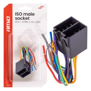 Conector ISO macho integrado CCA 13PIN 5A 12V 04445 AMIO - imagen principal