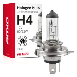 Bombilla halógena H4 12V 60/55W filtro UV (E8) AMIO - imagen principal