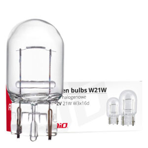 Bombillas halógenas T20 W21W W3x16d 12V 21W 10 unid. AMIO - imagen principal