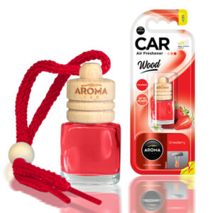 Ambientador para coche AROMA WOOD STRAWBERRY AROMA CAR - imagen principal