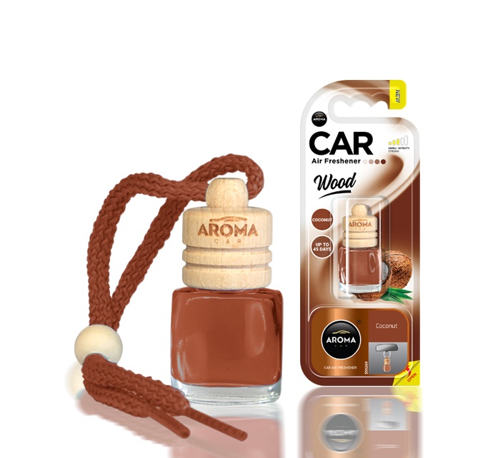 Ambientador para coche AROMA WOOD COCO AROMA CAR - imagen principal