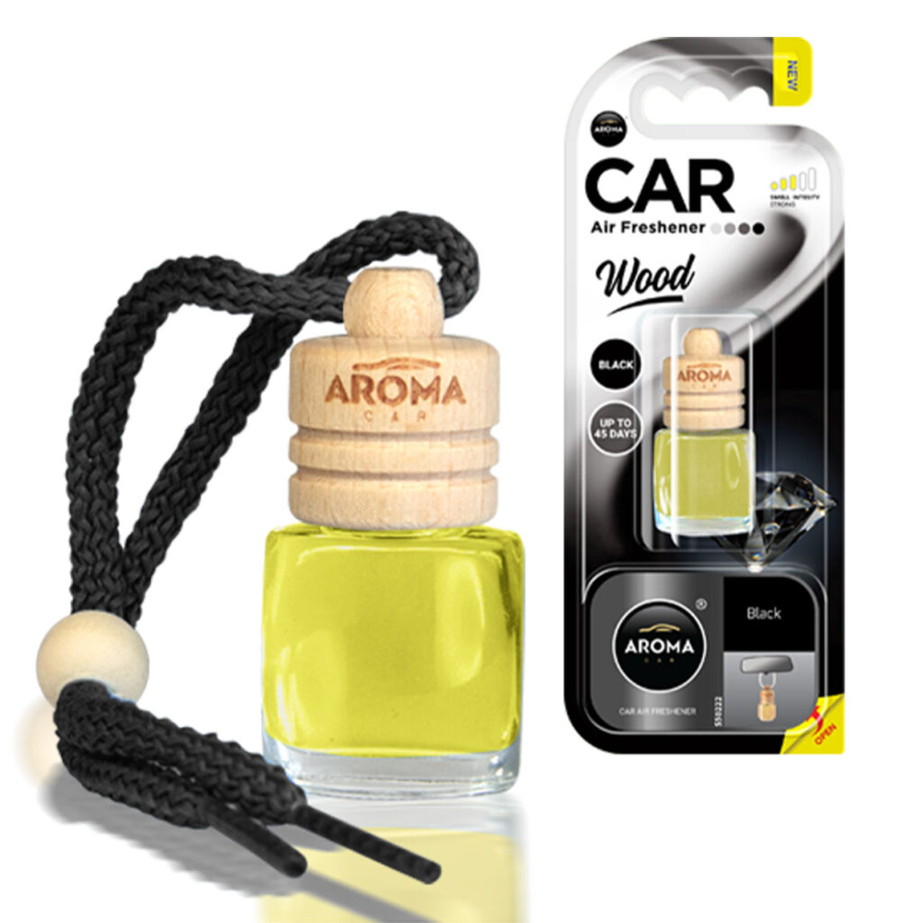 Ambientador para coche AROMA WOOD BLACK AROMA CAR - imagen principal