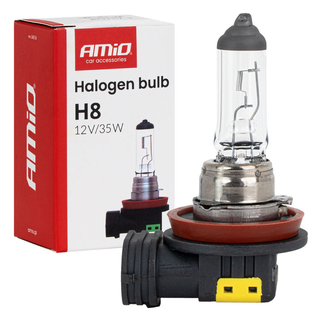 Bombilla halógena H8 12V 35W PGJ19-1 04516 AMIO - imagen principal