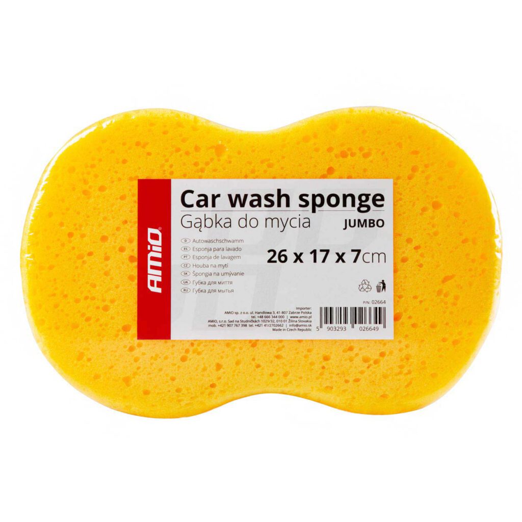 Esponja para lavado de coche JUMBO 26 x 17 x 7 cm AMIO - imagen principal