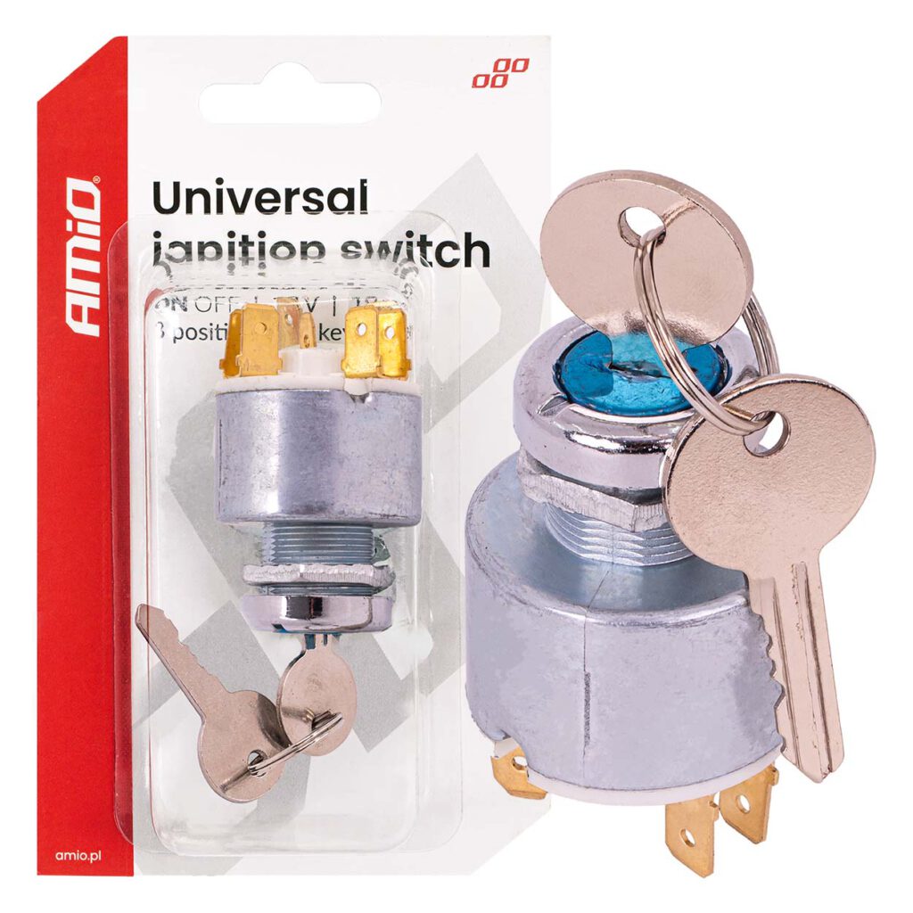 Interruptor de encendido universal 12V 04437 AMIO - imagen principal