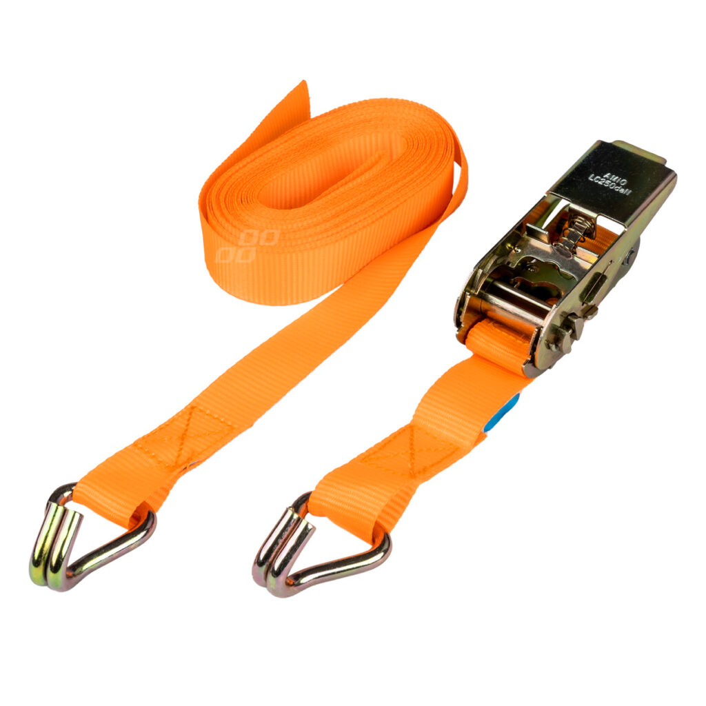 Juego cintas de amarre con tensor 500kg 25mm 6m BELT-08 AMIO - imagen principal