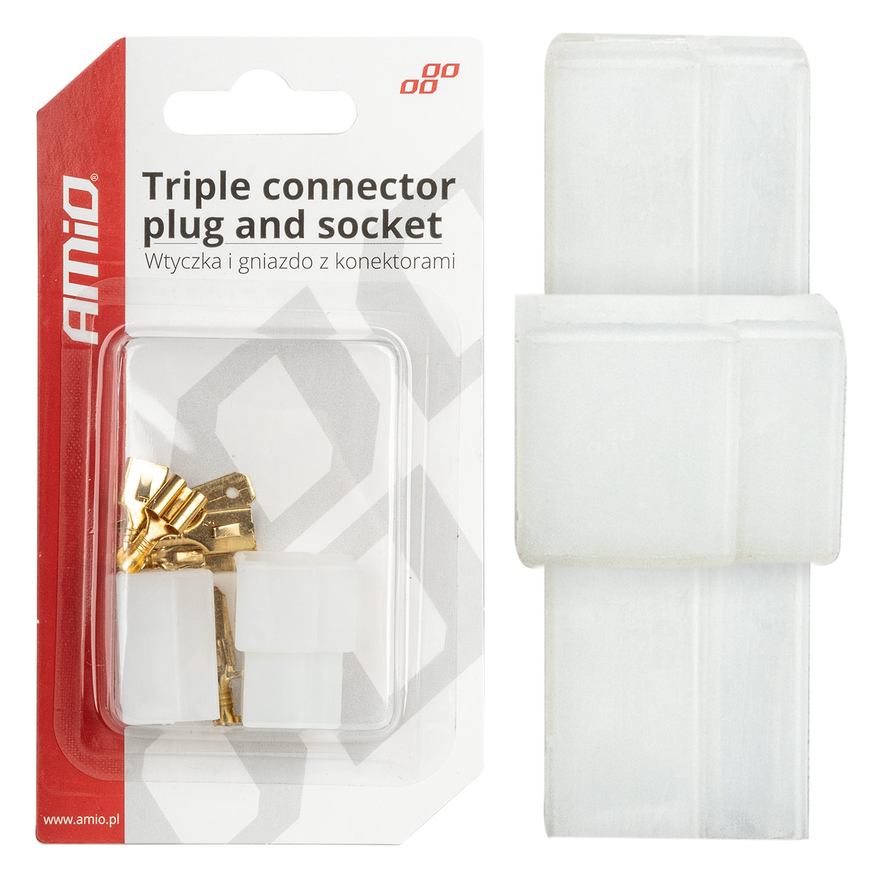 Conector con terminales macho/hembra 03513 AMIO - imagen principal