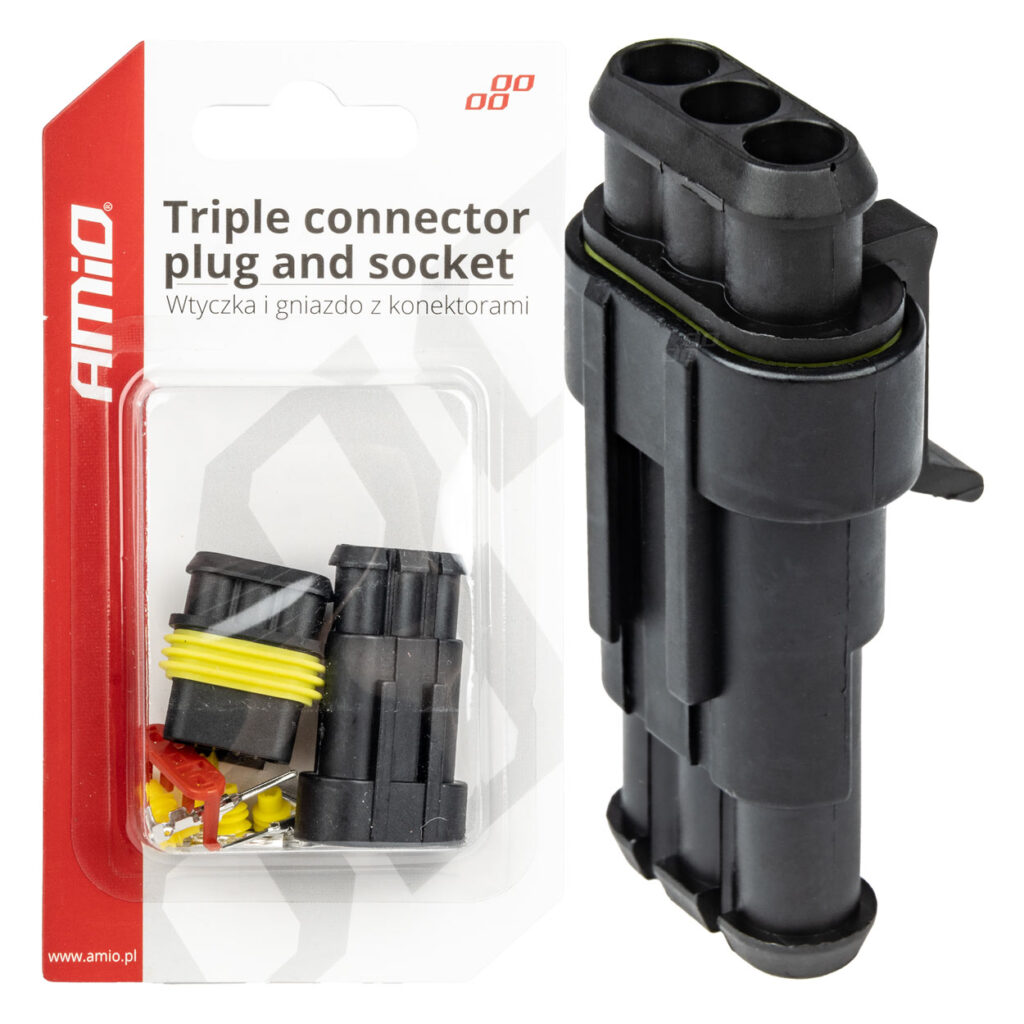 Conector con terminales macho/hembra 03519 AMIO - imagen principal
