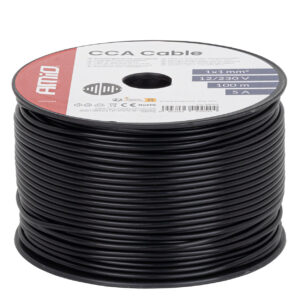 Cable de altavoz unipolar CCA 1x1 mm2 100 m 5 A 12/230 V 04454 AMIO - imagen principal