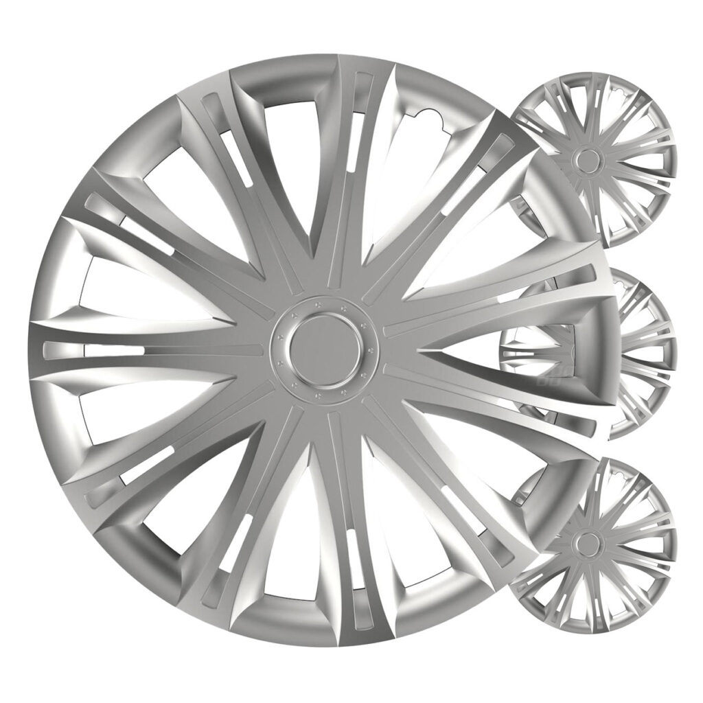 Juego de 4 tapacubos para coche Spark plata 16" VERSACO - imagen principal