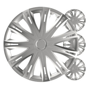 Juego de 4 tapacubos para coche Spark plata 16" VERSACO - imagen principal