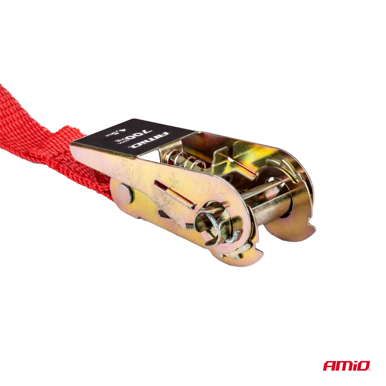 Juego cintas de amarre con tensor 700kg 25mm 4,5m 4 unid. BELT-03 AMIO - detalle 10