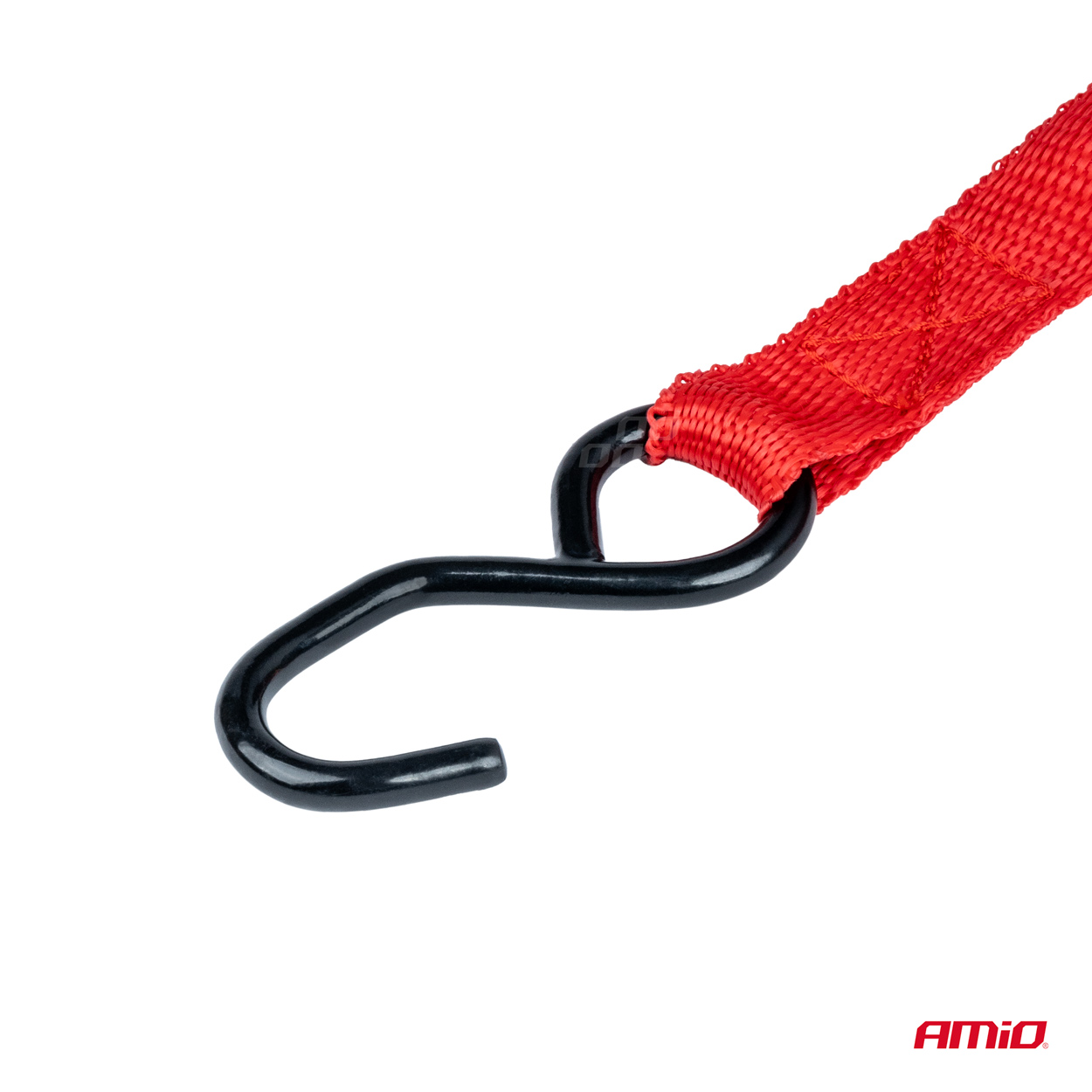Juego cintas de amarre con tensor 700kg 25mm 4,5m 4 unid. BELT-03 AMIO - detalle 12