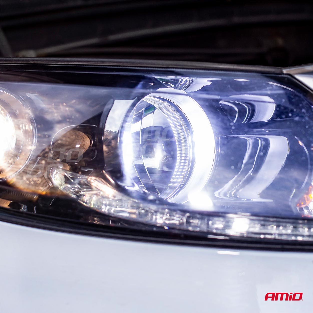 Bombilla luz de cruce LED para faro H7 COB 4Side AMIO - detalle 19