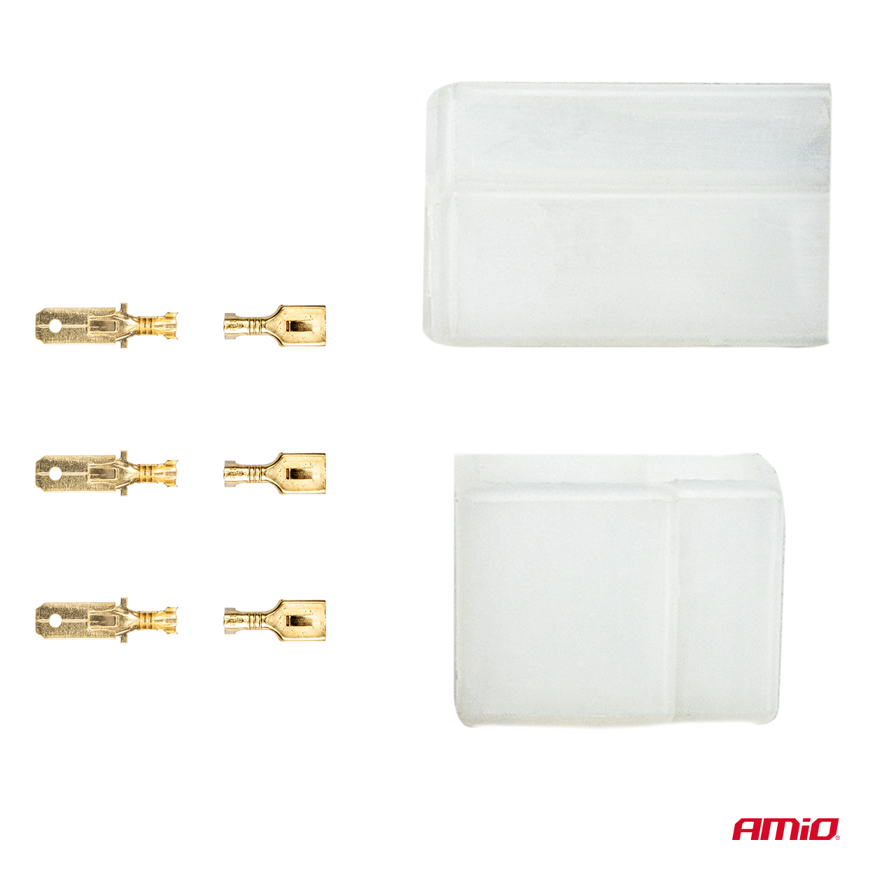 Conector con terminales macho/hembra 03513 AMIO - detalle 3