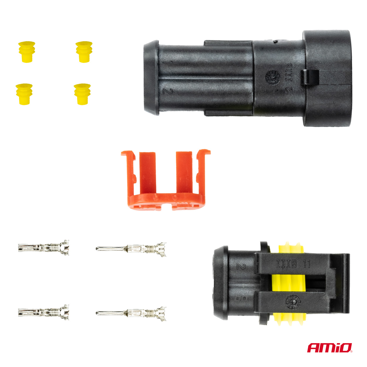 Conector con terminales macho/hembra 03518 AMIO - detalle 3