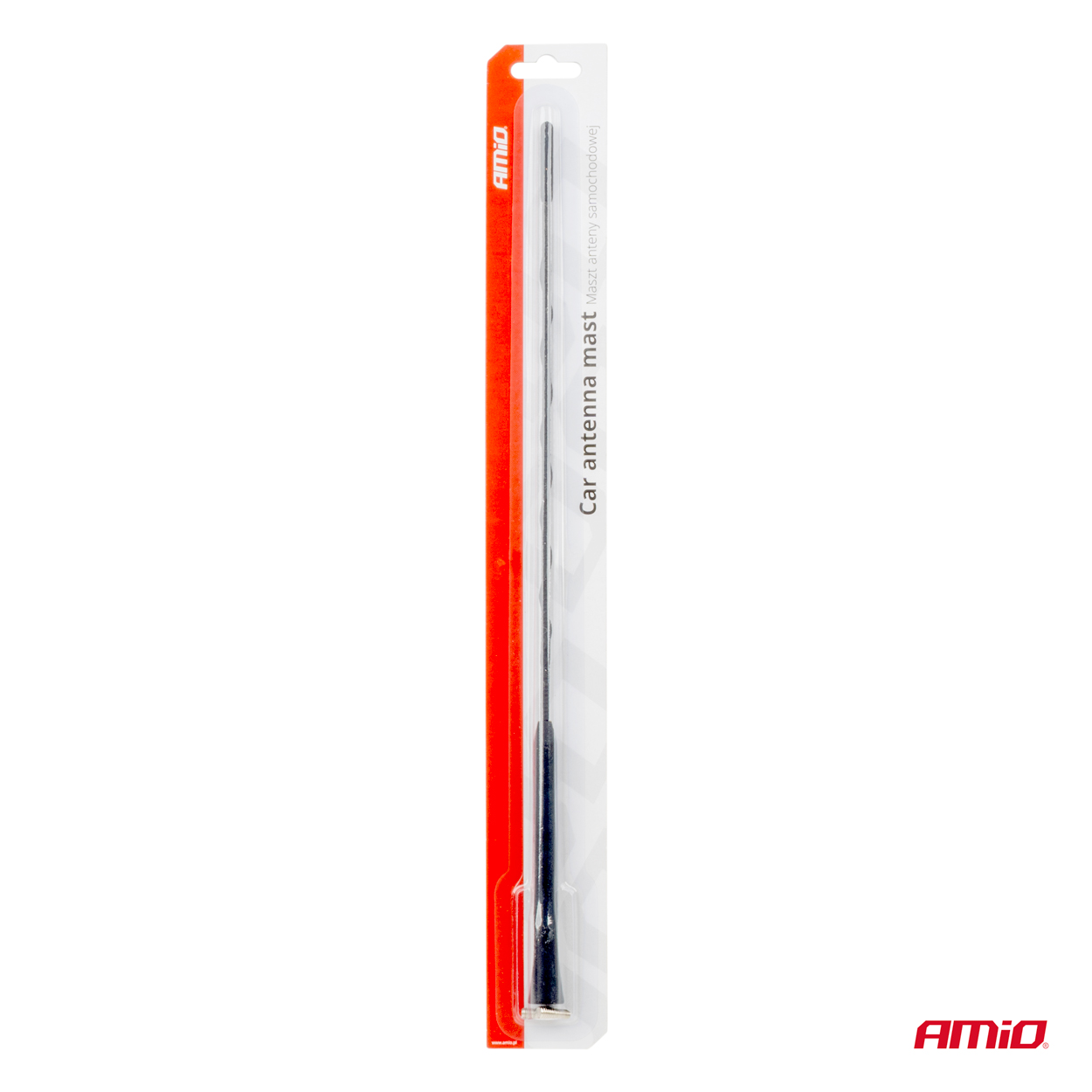 Antena para coche mástil 41cm 5/6mm adaptador ANTM02 01129 AMIO - detalle 4