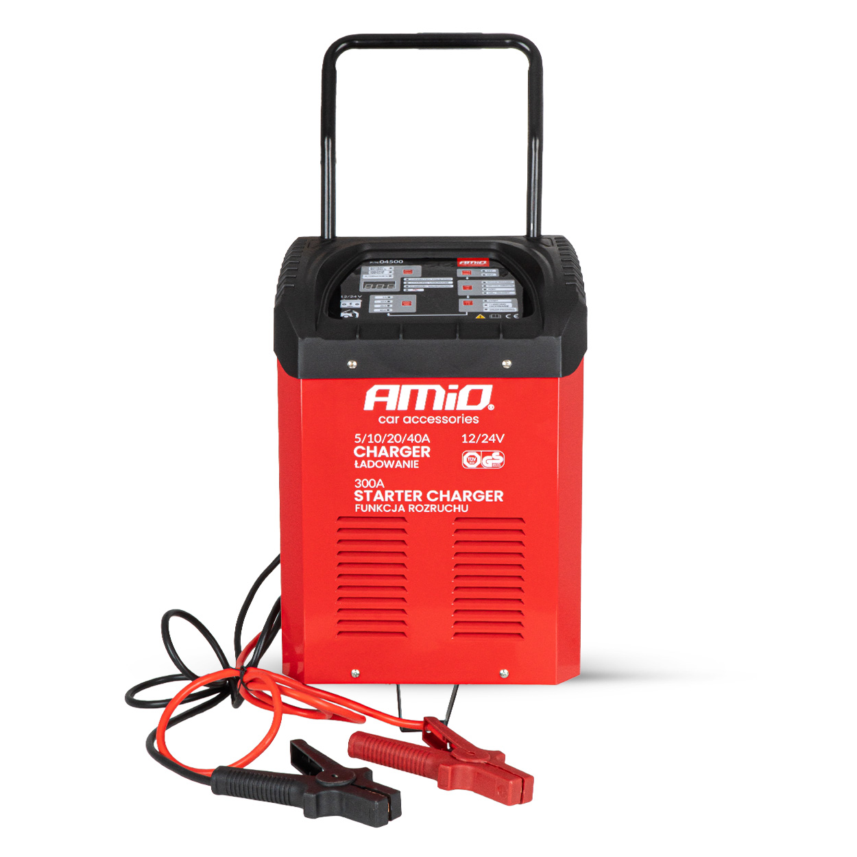 Arrancador de coche con función de cargador de batería máx. 40 A 12 V 24 V arranque 300 A 04500 AMIO - detalle 6