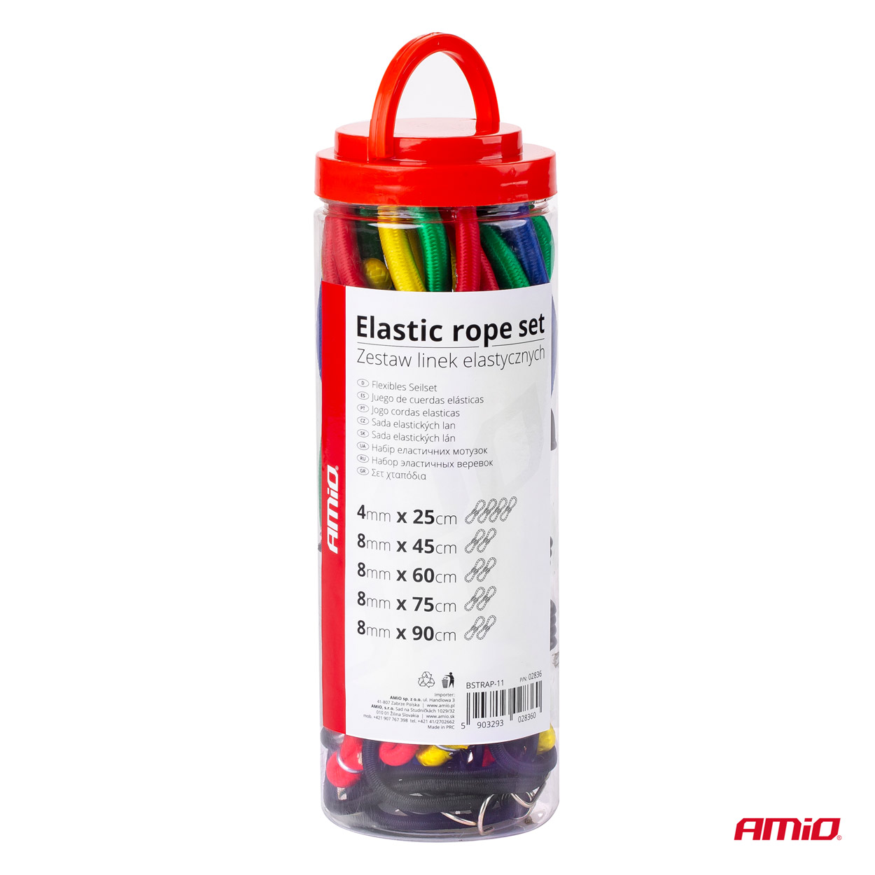 Juego de cuerdas elásticas x12 AMIO - detalle 8