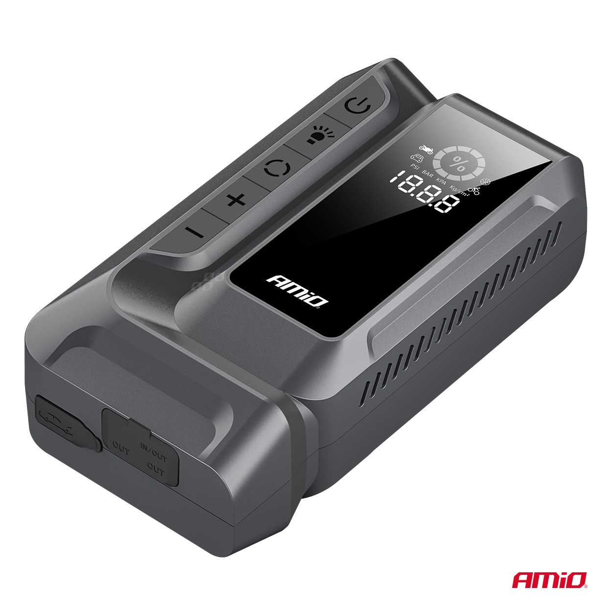 Arrancador de batería 4 en 1 12V 12Ah 1600A 04677 AMIO - detalle 8