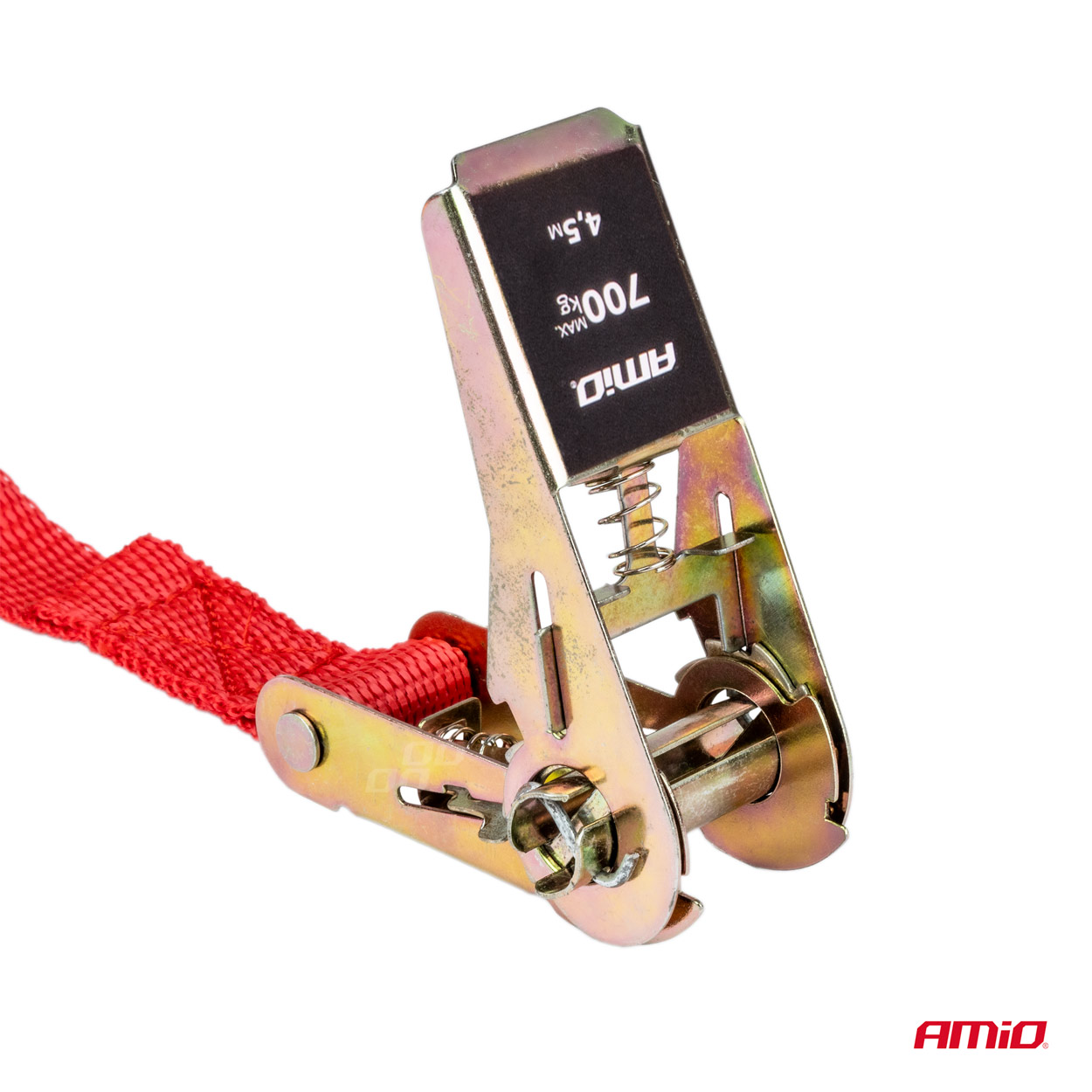 Juego cintas de amarre con tensor 700kg 25mm 4,5m 4 unid. BELT-03 AMIO - detalle 9