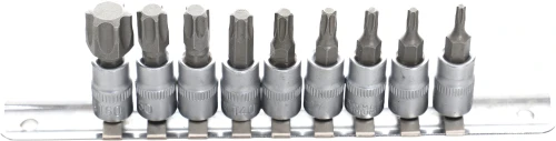Juego de 9 puntas Torx 1/4" T10-T60 KD10241 KRAFT&DELE - detalle 2