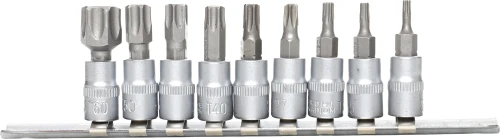 Juego de 9 puntas Torx 1/4" T10-T60 KD10241 KRAFT&DELE - detalle 3