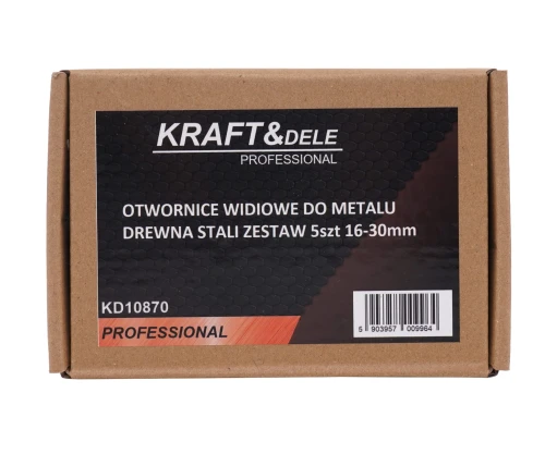 Juego de brocas de widia para metal y madera KD10870 KRAFT&DELE - detalle 7