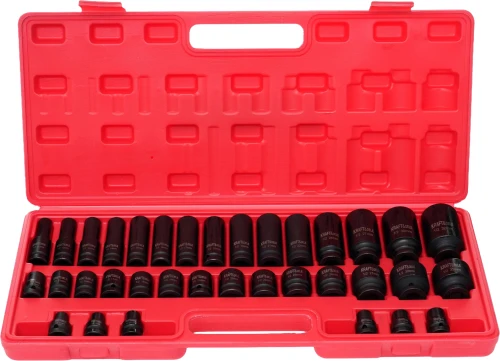 Juego de 35 vasos de impacto 1/2" KD11757 KRAFT&DELE - detalle 2