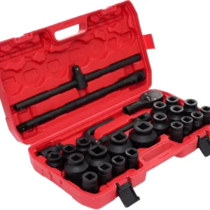 Juego de 26 vasos de impacto largos 3/4" de 12 caras KD11759 KRAFT&DELE - imagen principal