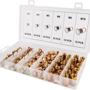 Juego de 150 tuercas remachables de acero M3-M10 KD12676 KRAFT&DELE - imagen principal