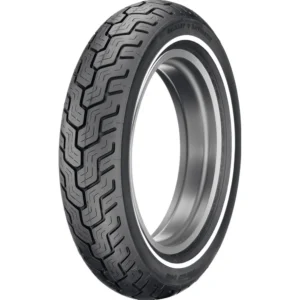 Neumático Dunlop D402 SW de banda blanca estrecha