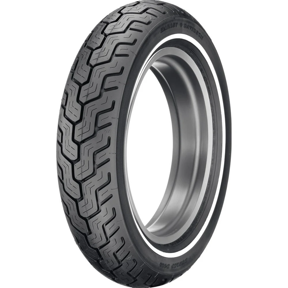 Neumático Dunlop D402 SW de banda blanca estrecha