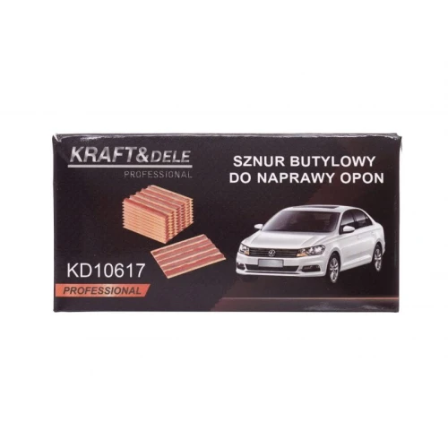 Pack de 50 mechas de butilo para reparación de neumáticos KD10617 KRAFT&DELE - detalle 5